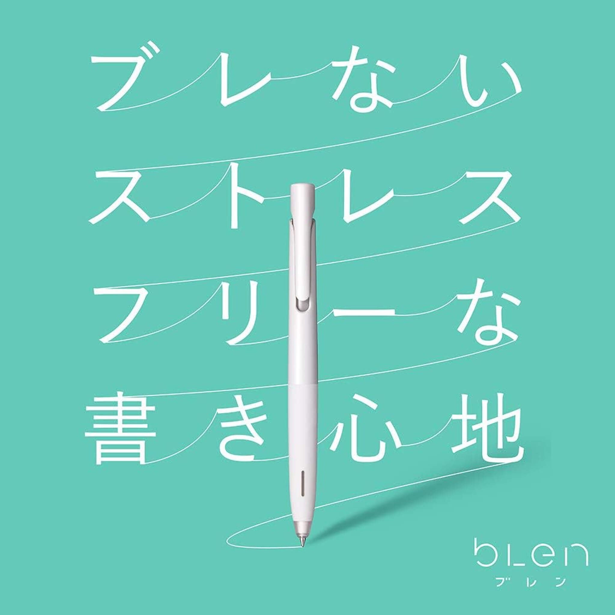 Zebra bLen Ballpoint Pen 0.5mm with 3 Gel Ink Refills