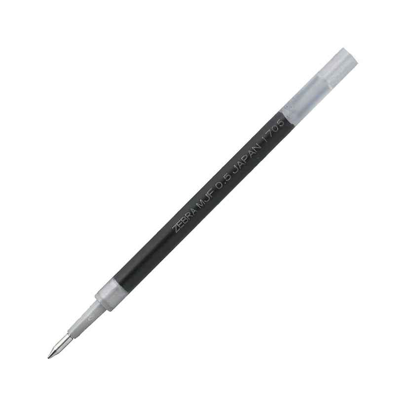 Zebra MJF-0.5 Sarasa Mark On Gel Pen Refill - 0.5 mm - Black,5/10 Pack